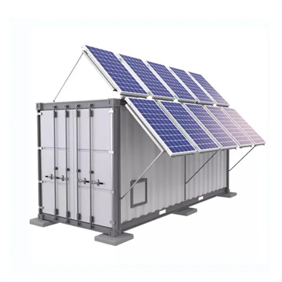 The largest mobile solar container outdoor power