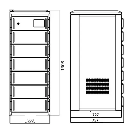 280 How much does the energy storage cabinet cost
