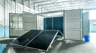 75kW Modular Battery Cabinet Used in Schools in Chile
