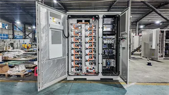 Communication high voltage energy storage cabinet assembly