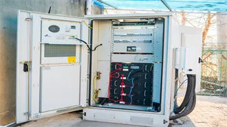 Energy storage cabinet communication high voltage box