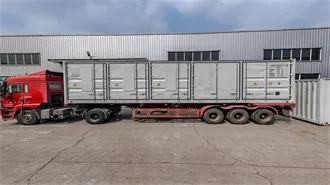 No.9 Large Capacity Solar Container Lithium Battery Pack Etrailer