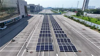 Photovoltaic Support With Cement Piers The Foundation For